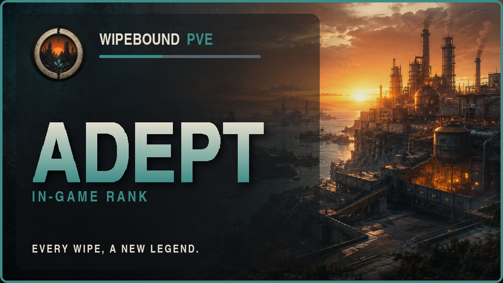 Wipebound Adept in-game rank